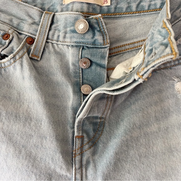 Levis wedge fit high rise light wash size 25 - Picture 9 of 10